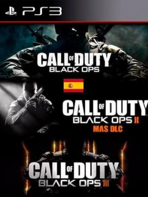 3 Juegos en 1 mas 1 DLC Call of Duty Black Ops COLLECCION VERSIONES EN ESPAÑOL ps3
