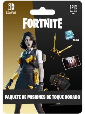 Fortnite Paquete de Misiones de Toque Dorado - NINTENDO