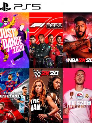 Pack de 6 juegos deportes 2020 ps5